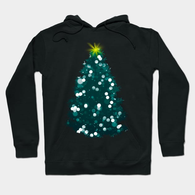 Christmas Tree Lights Hoodie by DyrkWyst